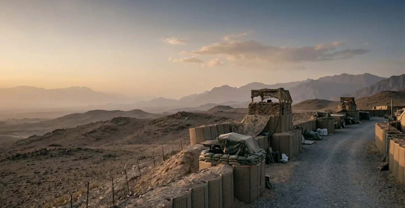 Scène représentant la protection des forces en opération extérieure dans un environnement tactique