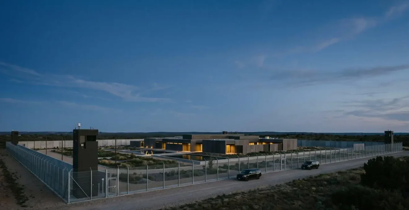 Dispositif de sécurité sophistiqué protégeant une infrastructure stratégique moderne