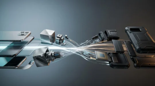 Vision conceptuelle de la transformation technologique entre domaines civil et militaire